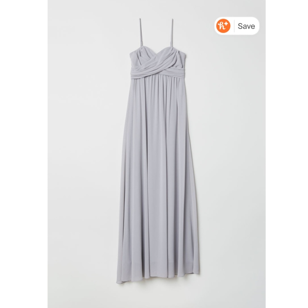 H&M gray bridesmaid dress